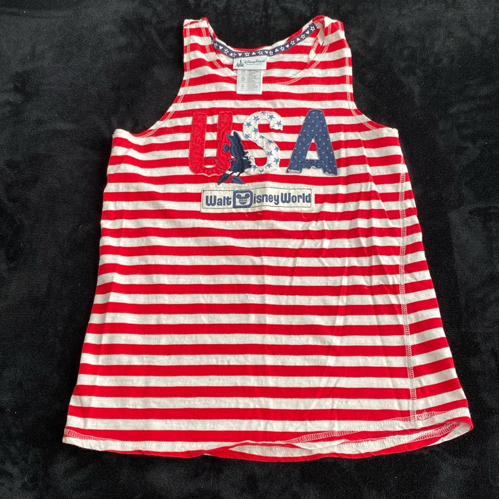 Disney parks girls USA tank top